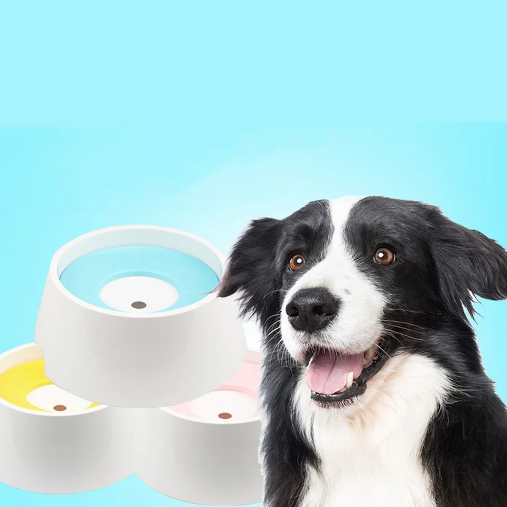 

1000ML Floating Pet Bowl Splash-proof Drinking Bowl Floating Dog Cat Water Bowl For Pet Drinker Anti-suffocation Pet Tool