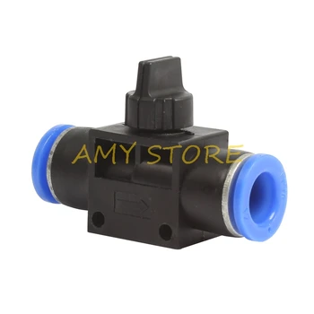 

HVFF4/6/8/10/12 Pneumatic Hand Valve Quick Push in Connector Air Tube Hose OD 4mm 6mm 8mm 10mm 12mm Air Flow Control Regulator