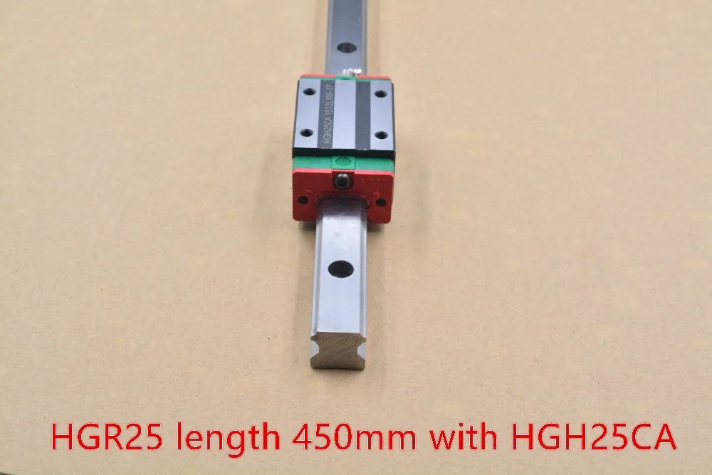HG направляющая HGR25 ширина 23 мм длина 450 мм с HGH25CA линейный направляющий скользящий рельс для ЧПУ электромотор для 3D принтера XYZ Axis HGH25CA1R450 1 шт
