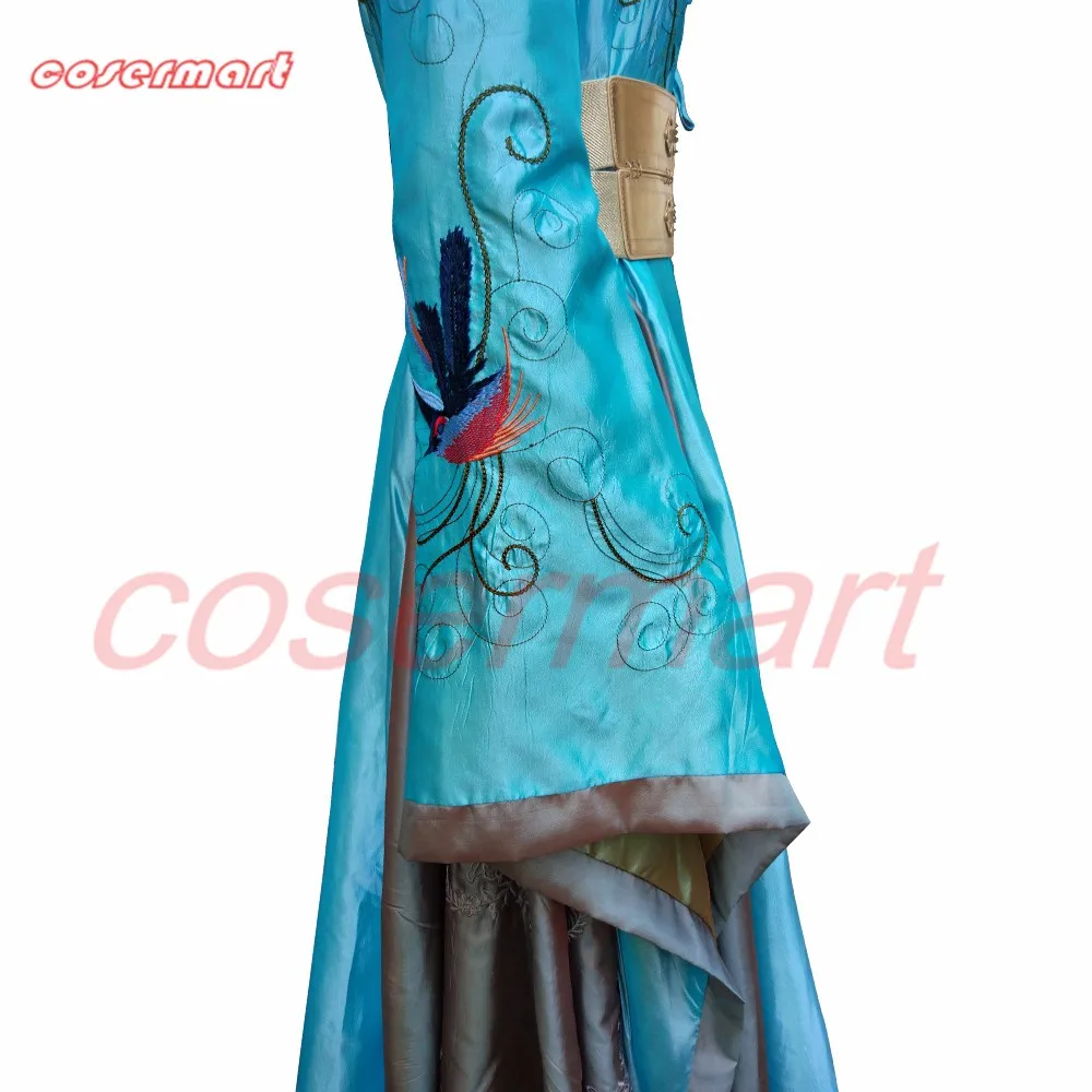 Custom Made Game of Thrones Queen Cersei Lannister Green Exclusive Dress Costume Adult Women Dance Party Cosplay Costume (5)