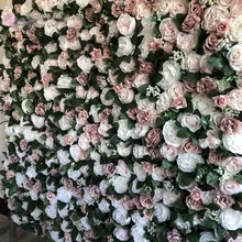 8 шт. искусственные цветы для свадьбы стены и поддельные цветок бегун использовать розы для украшения свадебного фона
