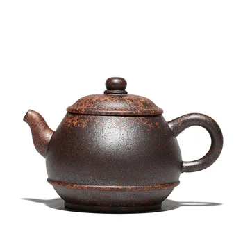 

Purple Firewood Mud Pan Pot Yixing Purply Clay Teapot Chinese Kongfu Tea Pots 220ml Teaware