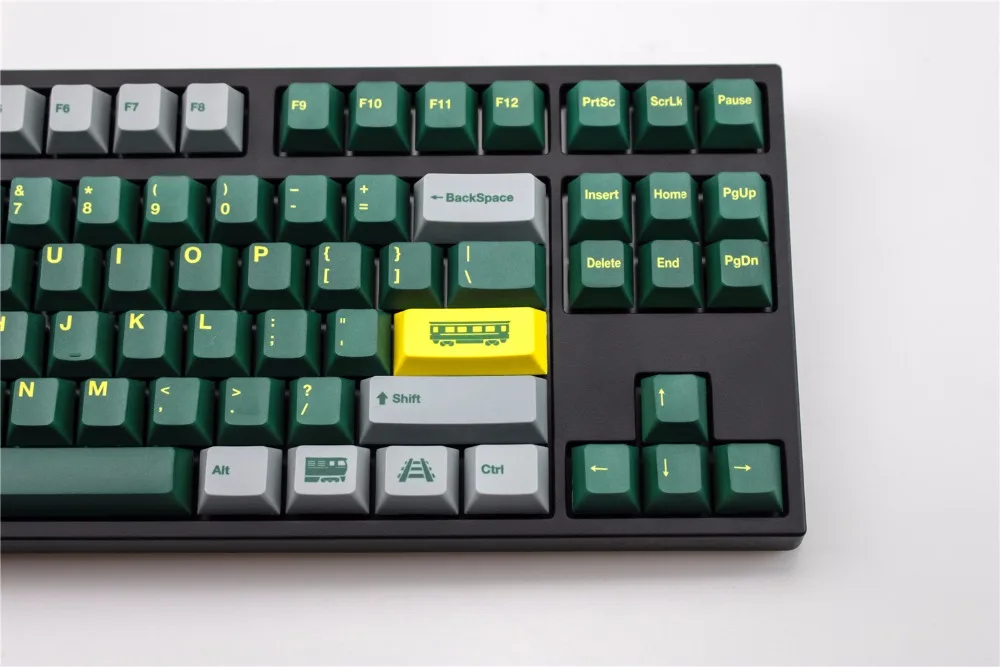 MP Green Train 151 Key Five Dye-suction PBT сублимационная Cherry Заводская высота для механической игровой клавиатуры