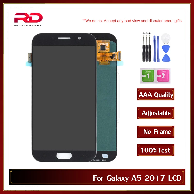 A520f ЖК-дисплей для Samsung Galaxy A5 2017 lcd A520 SM-A520F дигитайзер сенсорный экран samsung a520 TFT |