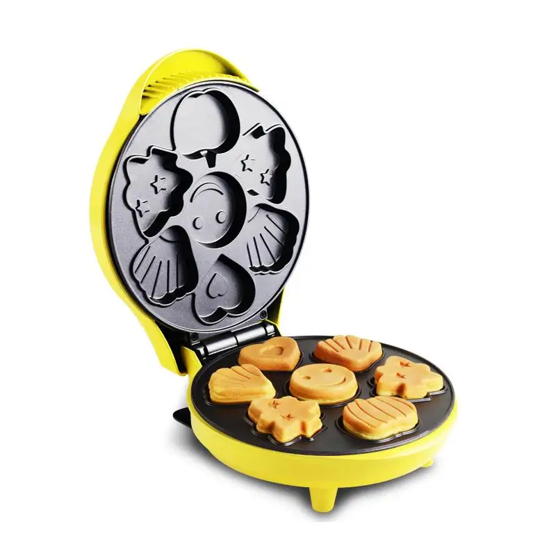

Cake Machine Waffle Maker Multi-functional Baking Electric Cake Breakfast Machine Household Mini Children's Cartoon Baking Tray