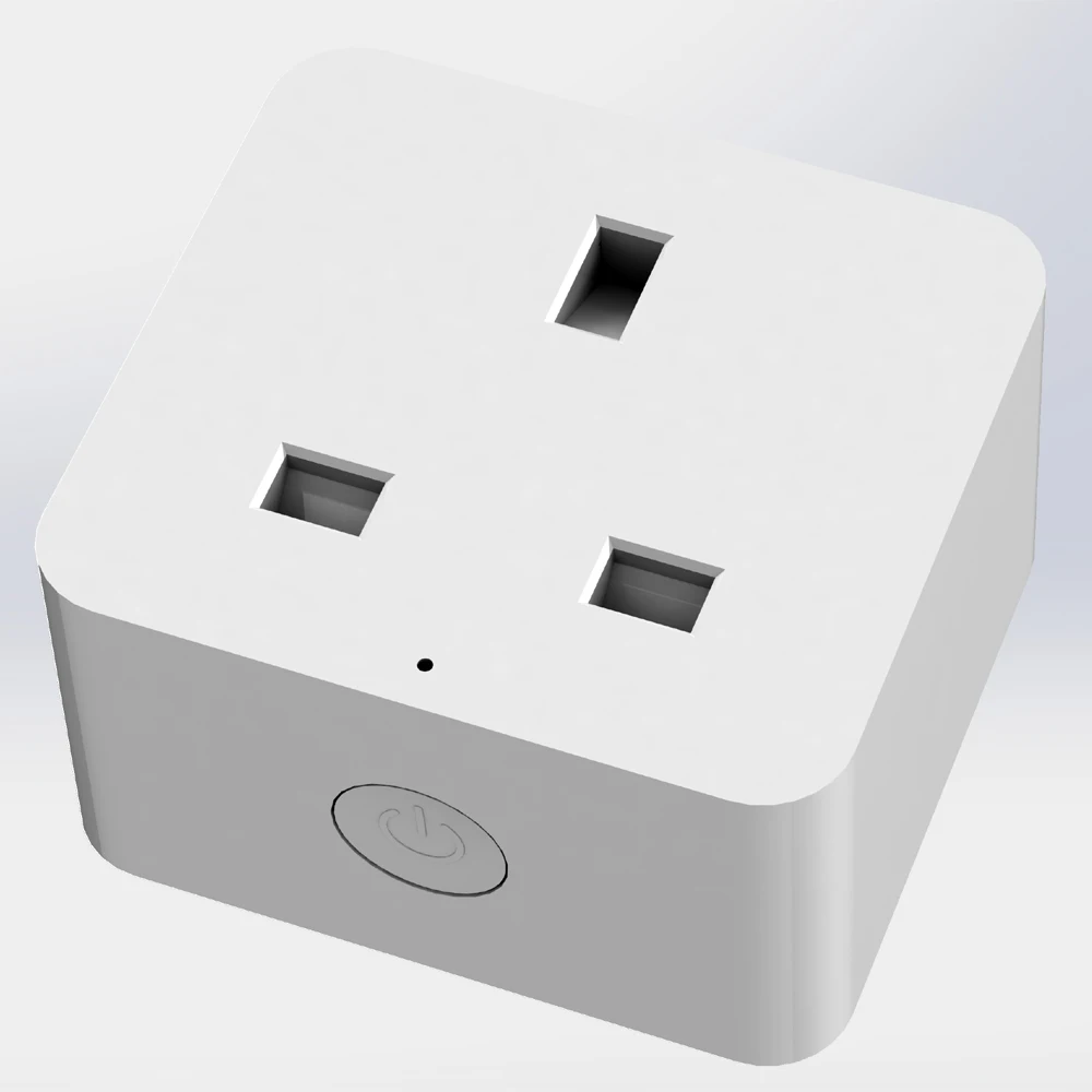 

Euro Standard Grounding Home Automation Remote Control Socket WiFi Smart Plug Support Alexa & Home Voice Control Womo Smart APP