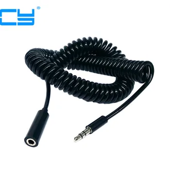 

1m 100cm 3m 300cm Stretch Audio 3.5mm 3 poles Stereo Headphone Male to Female Extension Cable for smartphone & Tablet