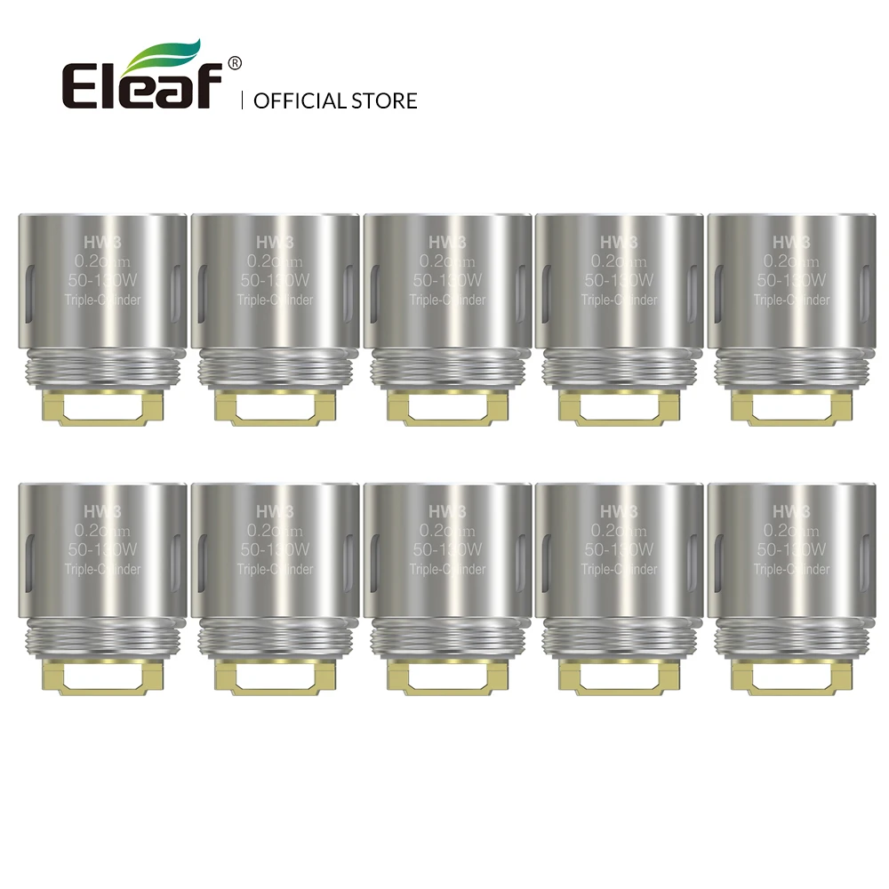 

10pcs/lot Original Eleaf HW3 Triple-Cylinder 0.2ohm Head fit for Ello/Ello S/Ello T atomizer HW Coil electronic cigarette