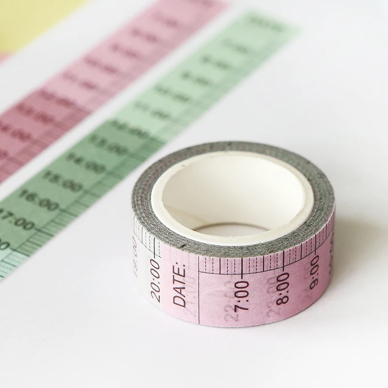 

Joint Color Design Creative DIY Timeline Weekly Plan Washi Tape 15mm*7M