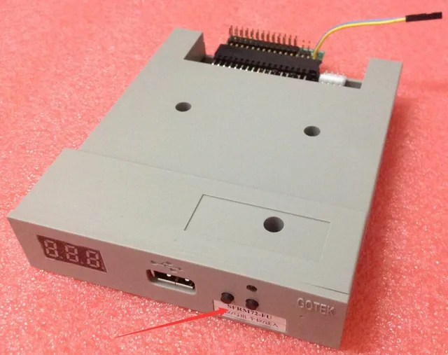 100% genuine Gotek SFRM72-FU(34 to 26 pins) Floppy to USB drive emulator reader lector for some of Tajima embroidery machines