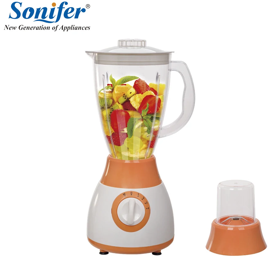 Colorful Multifunction electric food blender mixer kitchen 4 speeds standing blender vegetable food blender processor Duty Comme