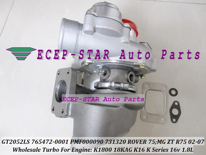 GT2052LS PMF000090 731320-5001S 765472-0001 Turbo Turbocharger For ROVER 75 2002 MG ZT R75 2002-05 K16 K Series 16v K1800 18KAG 1.8L (6)