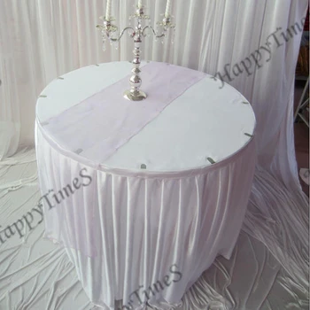 

20pcs/lot 30*275cm Beautiful Crochet Organza Table Runner In Lavender Color Wedding And Banquet Favor Decoraions