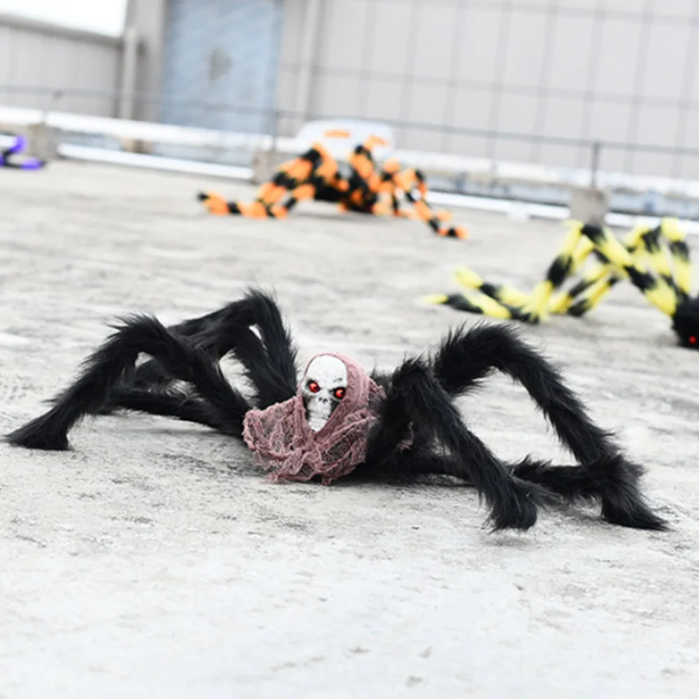 Моделирование Плюшевые игрушки Хэллоуин странные пауки для обои зд реквизит игрушки-Имитаторы из плюша