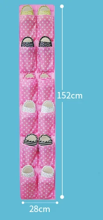 2017High Quality 12 Pockets Over Door Cloth Closet Space Storage Shoe Hanger Organizer Hanging (13)