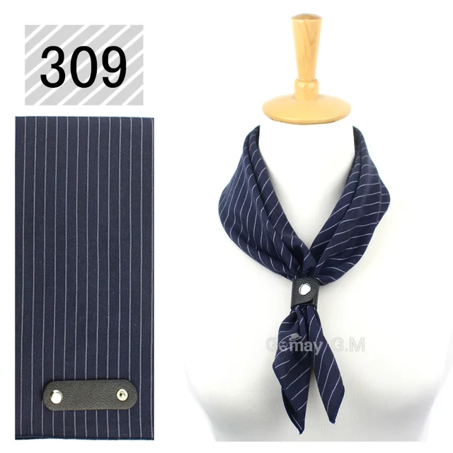 Autumn Winter Scarf Women Casual Cotton Mens Scarves 60*60 cm Square Striped Hanky Wrap Fashion Pocket Square For Party 309