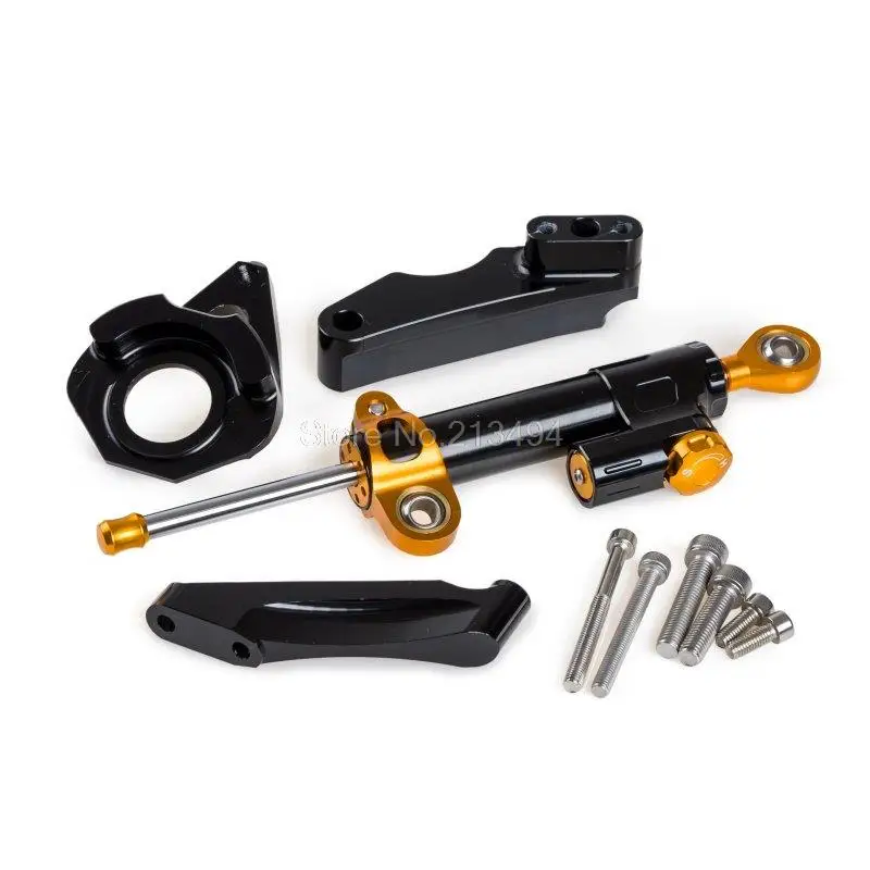 

For Suzuki GSXR600/750 2004-2005 K4 K5 CNC Steering Damper with Mounting Kit BLK