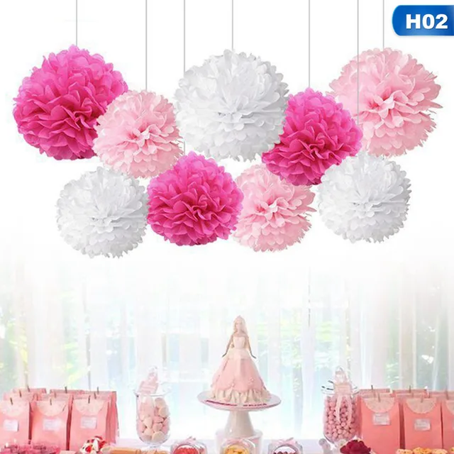 Buy Party Paper Flower Ball Hanging Decoration