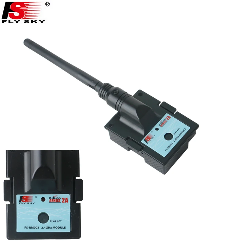 FS RM003,1pcs Flysky FS RM003 2.4G Transmitter Module with <br />Antenna Compatible AFHDS 2A Only For FS TH9X Transmitter-in Parts 