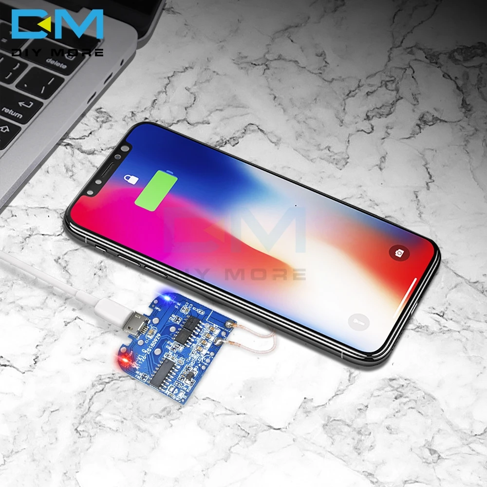 Qi Беспроводное зарядное устройство стандартный приемник модуль для Micro USB