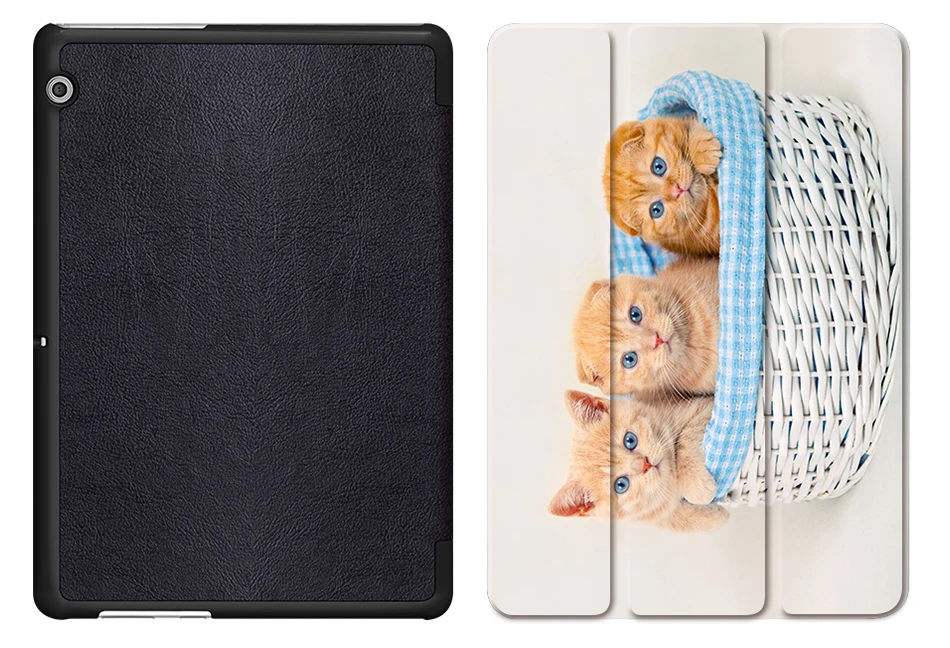 МТТ чехол с милым котом для huawei MediaPad T3 10 дюймов AGS-L09 AGS-L03 из искусственной кожи Стенд Крышка для huawei Honor игровой коврик 2 9,6 чехол