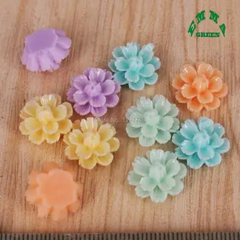 

Various Colors 13mm 40pcs Mini Daisy Daisies Flower Resin Flatback Cabochon DIY Jewelry Phone Deco Decoration No Hole