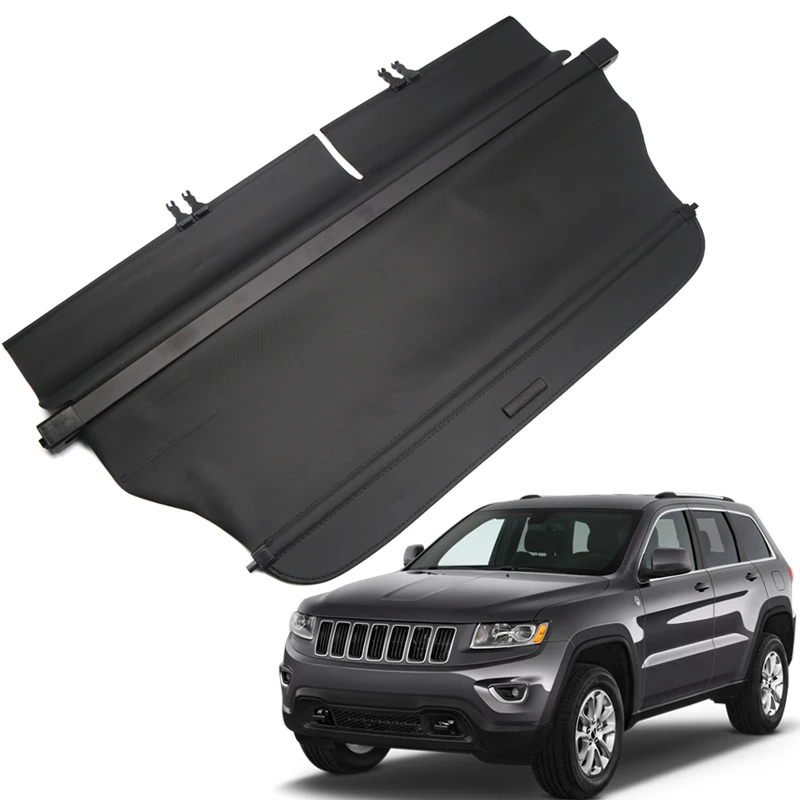 

Car Styling Black Rear Trunk Cargo Cover Security Shield For Jeep Cherokee 2014 2015 2016(NOT Fit For Grand Cherokee model)