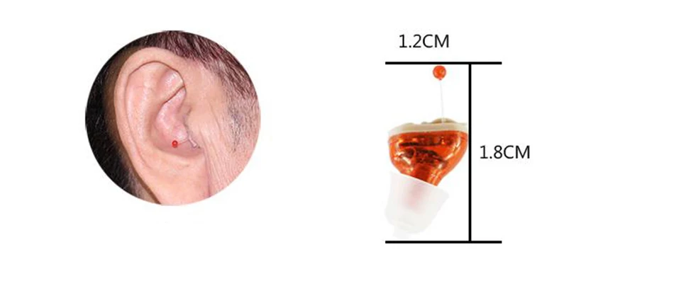 Zhong De ZDC-901A, цифровой слуховой аппарат для пожилых людей, невидимый беспроводной слуховой аппарат для глухих