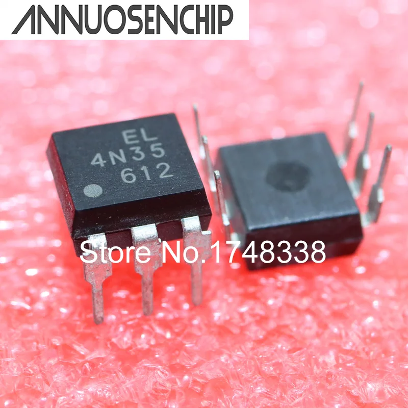 Free shipping 100PCS 4n35 DIP6 Optocouplers Phototransistor 30V NEW EL4N35 | Обустройство дома