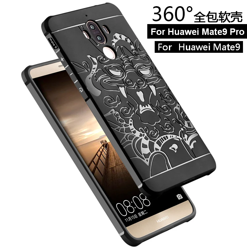 

For Huawei Mate 9 Case / For Huawei Mate 9 Pro Back Cover Cases Phone Anti-knock Armor Silicon Protector Funda Capa For Men Male