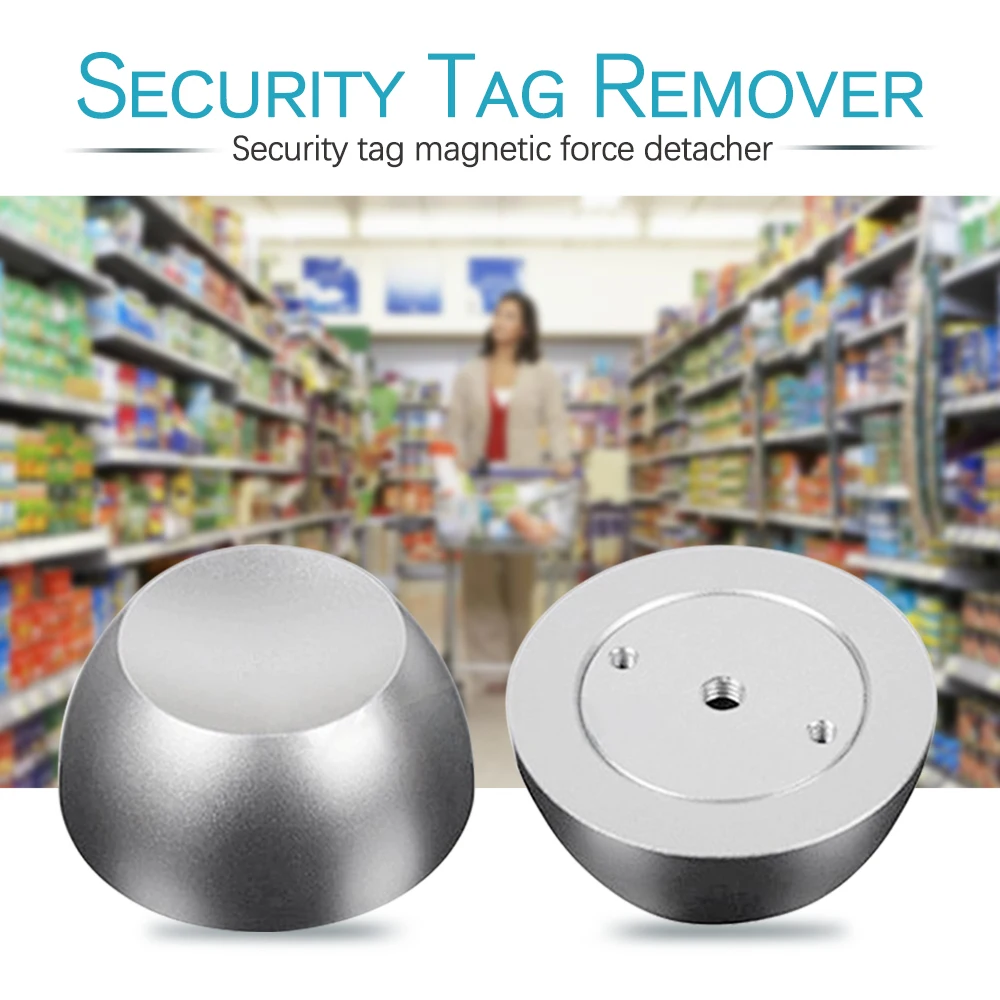 

10000GS Golf Detacher Black Security Tag Detacher Mini Tag Remover EAS System Plastic Housing Use For Supermarket etc