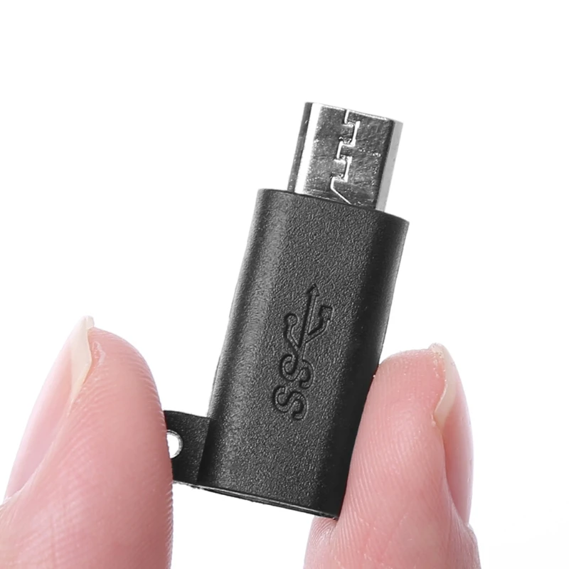 Micro USB 2,0 Тип B штекер к USB 3,1 Тип C Женский адаптер для зарядки данных