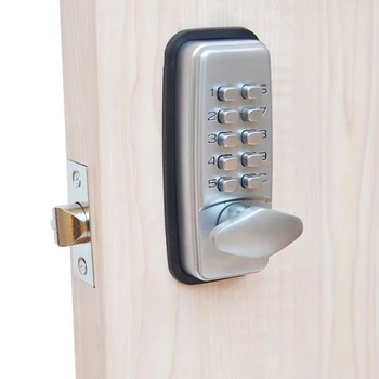 

Zinc Alloy Miniature Mechanical Combination Lock Numberal Deadbolt Door Digital Lock Keyless Password Non-Power Special Lock