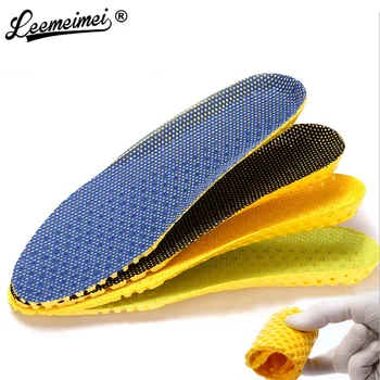 

Free Shipping Sponge 1 Pair Shoes Pads Heel Cushion light weight breathable men &women Insoles Foot Massager