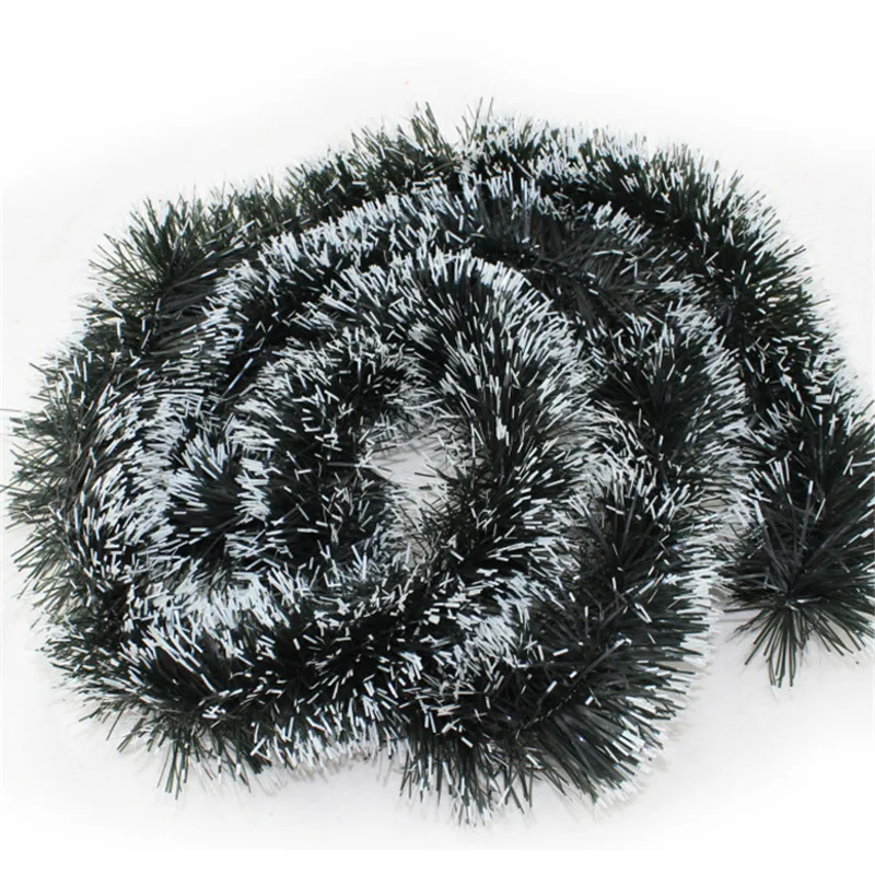 

10PCS/Package Christmas Decoration Ribbon Garland Christmas Tree Ornaments Decoration Synthetic Rattan Garland Party Decor
