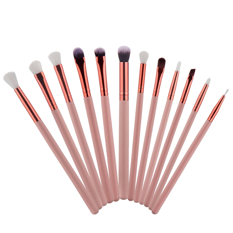 New Hot!! 12 Pcs Blending Pencil Foundation Eye shadow Makeup Brushes Eyeshadow Eyeliner Brush