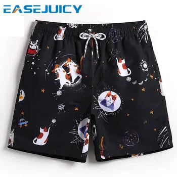 

New Couple's bathing suit board shorts joggers swimsuit plavky quick dry pareja swimwear surfboard loose suit briefs mesh