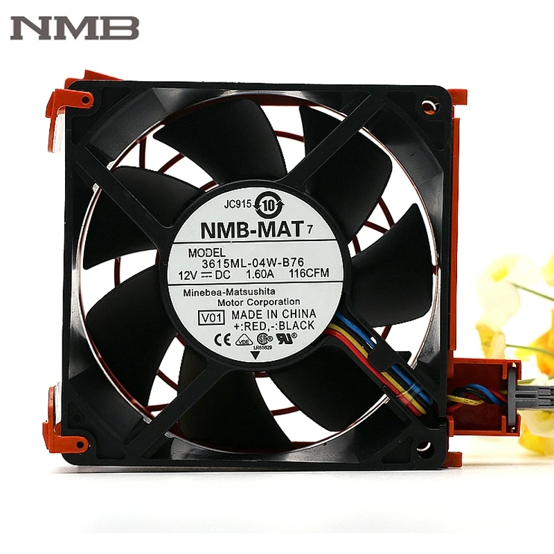 

CPU COOLING FAN FOR 1900 PE2900 FAN C9857 JC915 Server Cooling Fan Assembly 3615ML-04W-B76 PE1900 2900