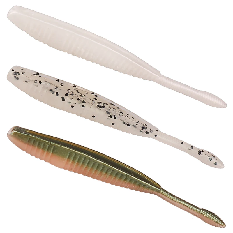 

8Pcs Soft Bait 90mm 3.1g Fishing Lure Iscas Artificiais Para Pesca Single Tail Silicone Baits Leurre Peche Esfishing Swimbait