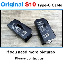 10 шт.,, S10, USB, черный, type-C, 1 м, быстрая зарядка, кабель для синхронизации данных для samsung S10, S8, 9, Note 7, 8