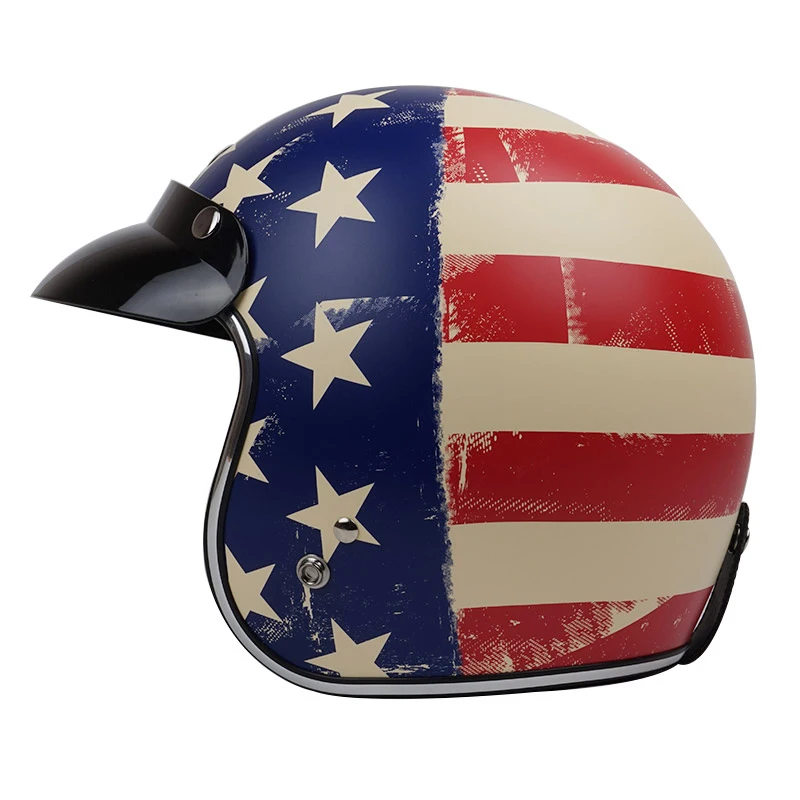 Винтаж TORC T50 Route 66 moto rcycle шлем 3/4 открытый шлем крутой череп moto casco moto cicleta Capacete DOT утвержден