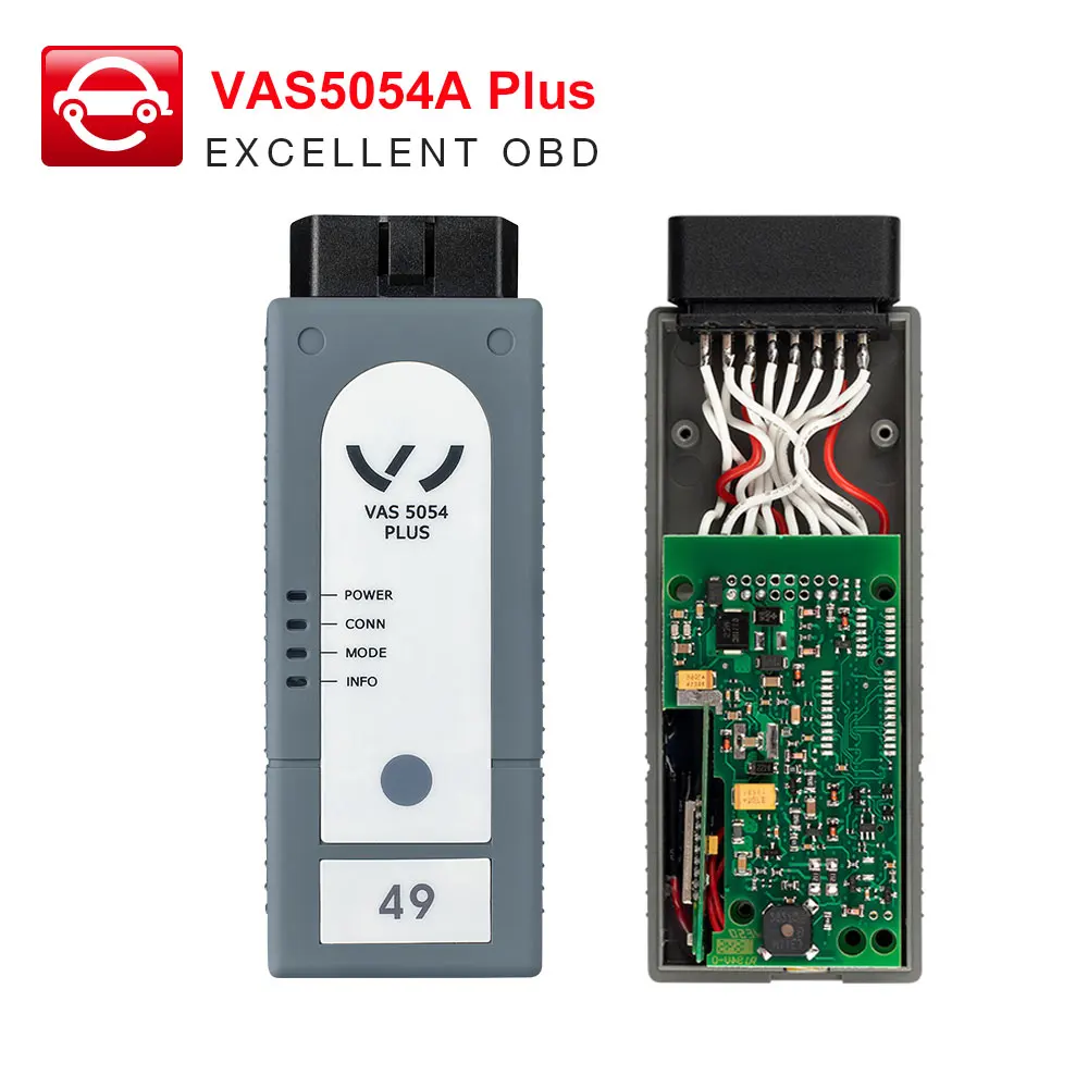 

VAS5054A plus NO OKI ODIS 3.03 Bluetooth Vas 5054a Plus obd ii Diagnostic Tool VAS5054 for Seat for Skoda OBDII scanner
