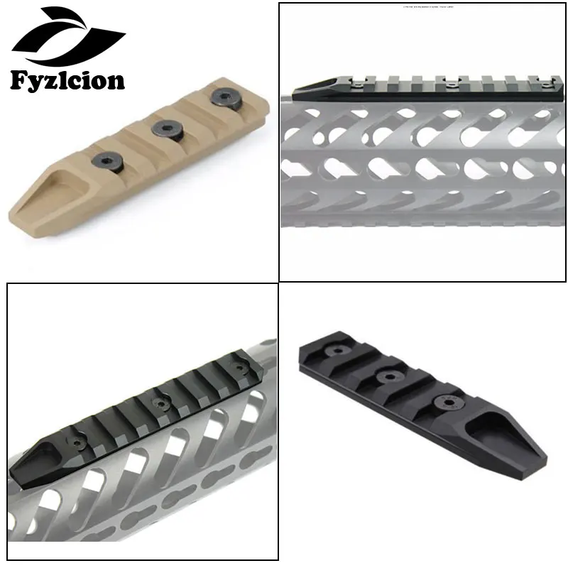 الصيد KeyMod 5 فتحات و 9 فتحات السكك الحديدية Handguard القسم ل URX 4.0 Handguard الادسنس