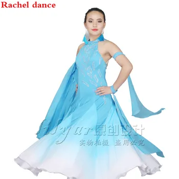 

New 2018 Latin Dance Dresses Suits Women/Girls Sexy Fringes long Skirt Ballroom/Tango/Rumba/Latin Dresses Clothings For Dancer