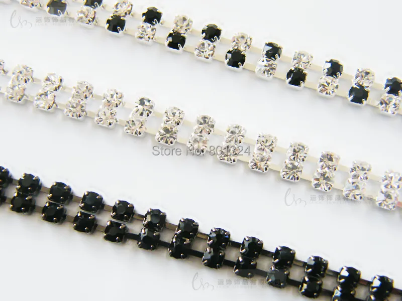 Transparent Clear 2 Rows Crystal Gorgeous Prom Diamante Rhinestone Bra Straps Belt Newest party underwear women bra strap 4