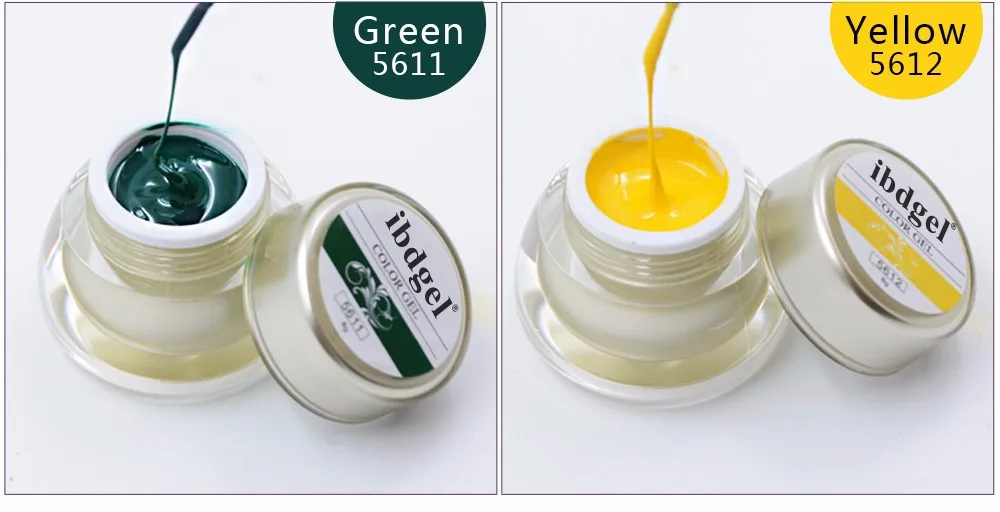 Conjunto de Marcas Unhas de Gel Tinta de Cura Cor de Pintura de Arte Pintura Ibdgel Soak Off Polonês Faça Você Mesmo Desenho uv Led Unha Projeto 3 Pcs Gel 13 Cheap Gel para unhas