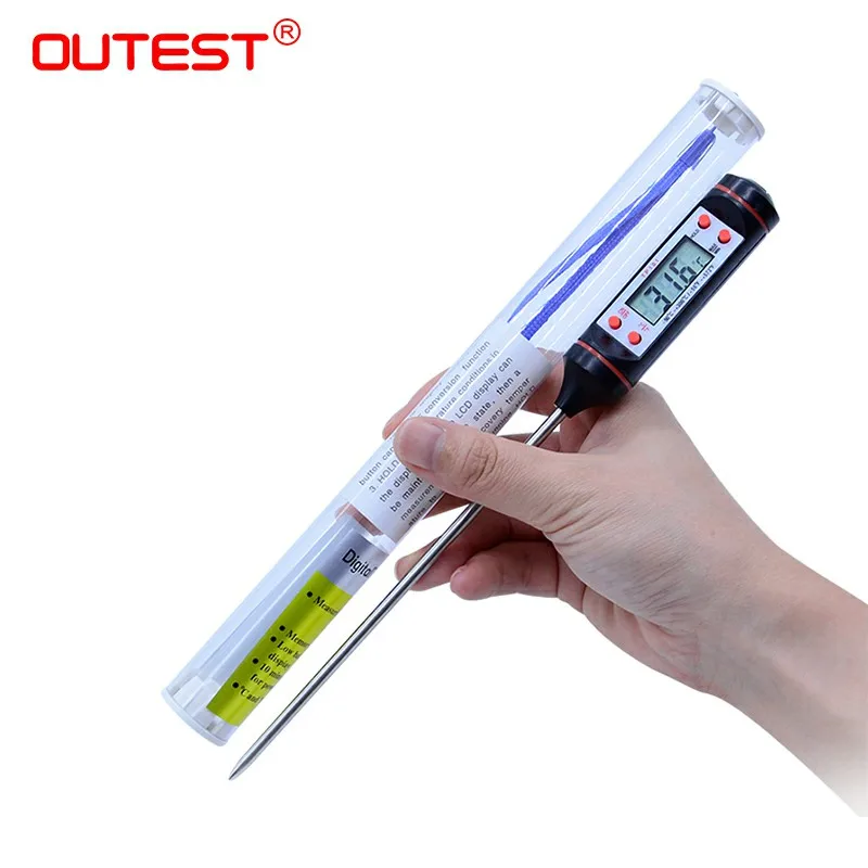 New brand cheap digital food thermometer 50300 degree temperature
