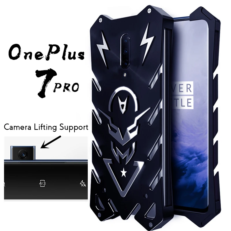 

ADKO Sword Thor Anti-knock Armor Case For Oneplus 6 6T Metal Aluminum Heavy Duty Protection Cover For Oneplus 7 Pro 5 5T