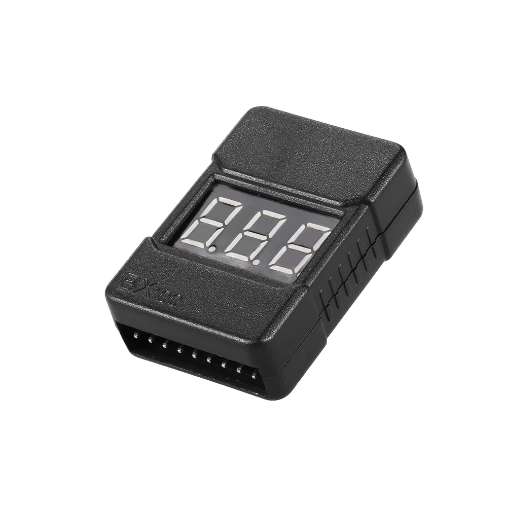 

BX100 1-8S LiPo Battery Voltage Tester Low Voltage Buzzer Alarm with LED Indicator