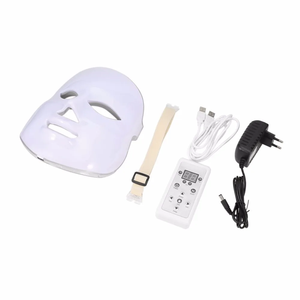 

Korean Photodynamic LED Facial Mask Home Use Beauty Instrument Anti acne Skin Rejuvenation LED Photodynamic Beauty Face Mask New